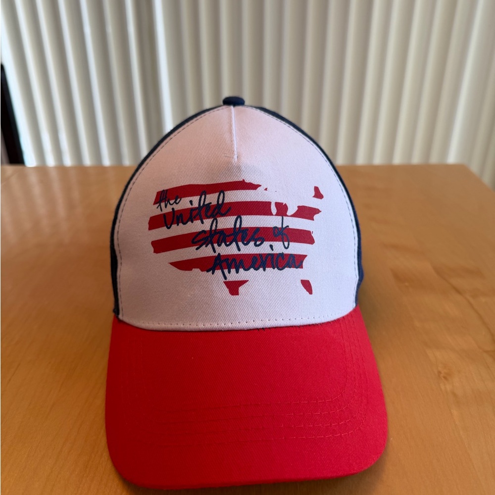 The United States of America Red White & Blue Adjustable Adult Cap Hat